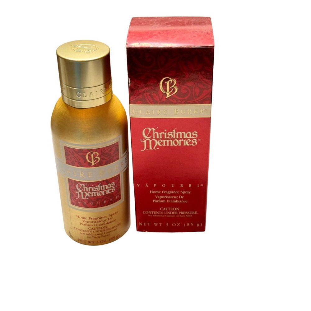Claire Burke Christmas Memories Vapourri Home Fragrance Spray 3 Oz Vintage